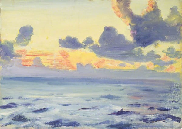Seascape from the 'Cosmos Volga' by John Everett (1876–1949)